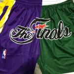 NBA Lakers VS Celtics The final shorts imprimé